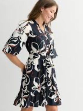 5th Madison Floral Sash Minidress